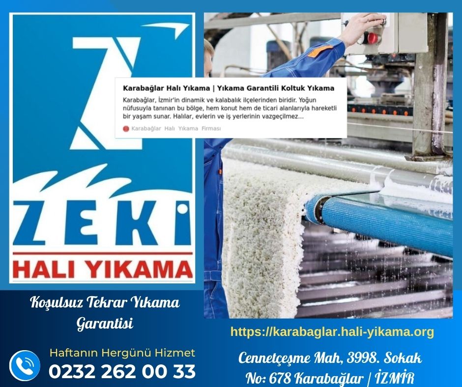 karabağlar halı yıkama